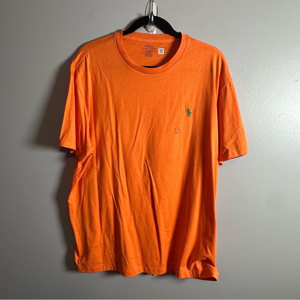 Polo Ralph Lauren Classic Fit T-Shirt Men’s Large Orange NWT